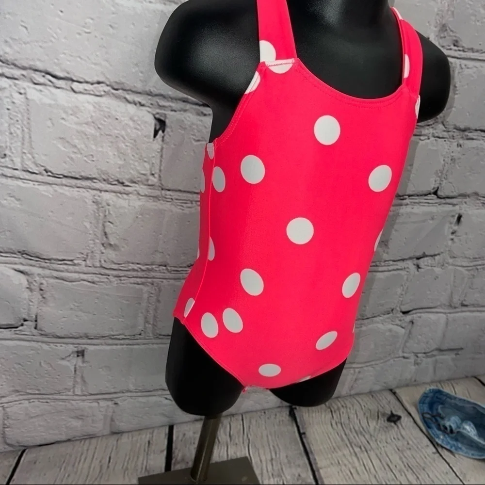 Carters polka dot swimsuit 12m